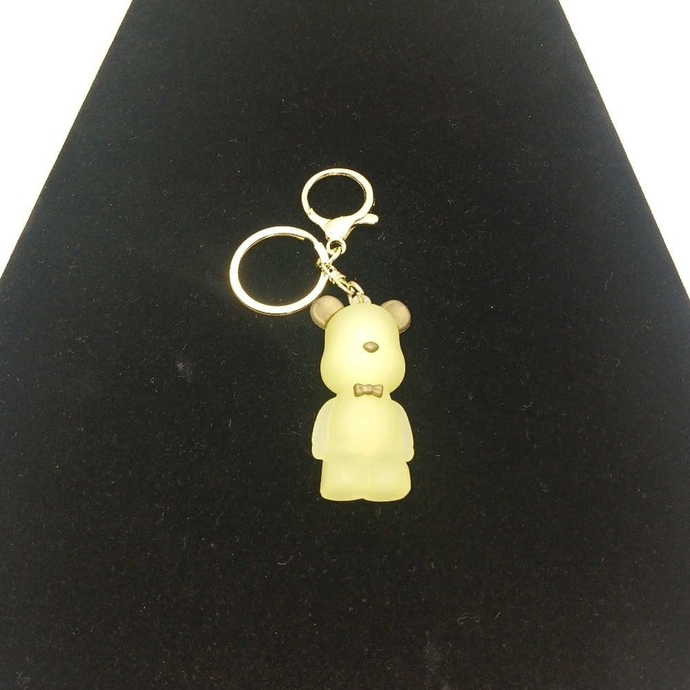 Yellow Bear Keychain/Handbag Charm - Picture 2 of 2